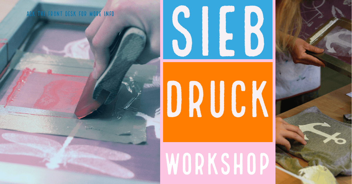 DECK 2 in Buxtehude | Veranstaltungen | Workshop | Siebdruck Workshop